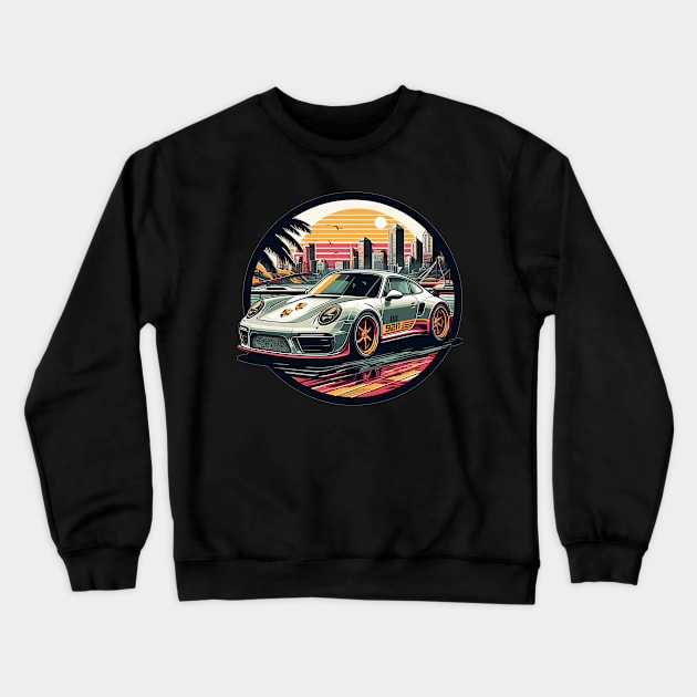 Porsche 911 Crewneck Sweatshirt by Vehicles-Art